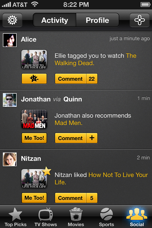 Activity Feed