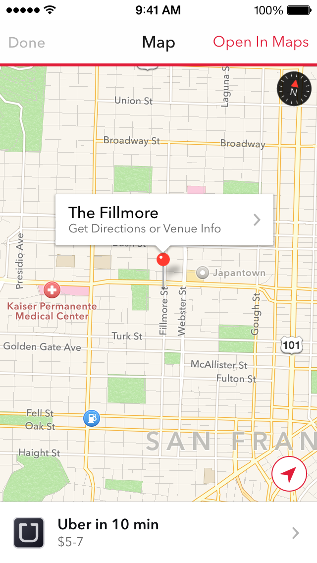 Venue Map View