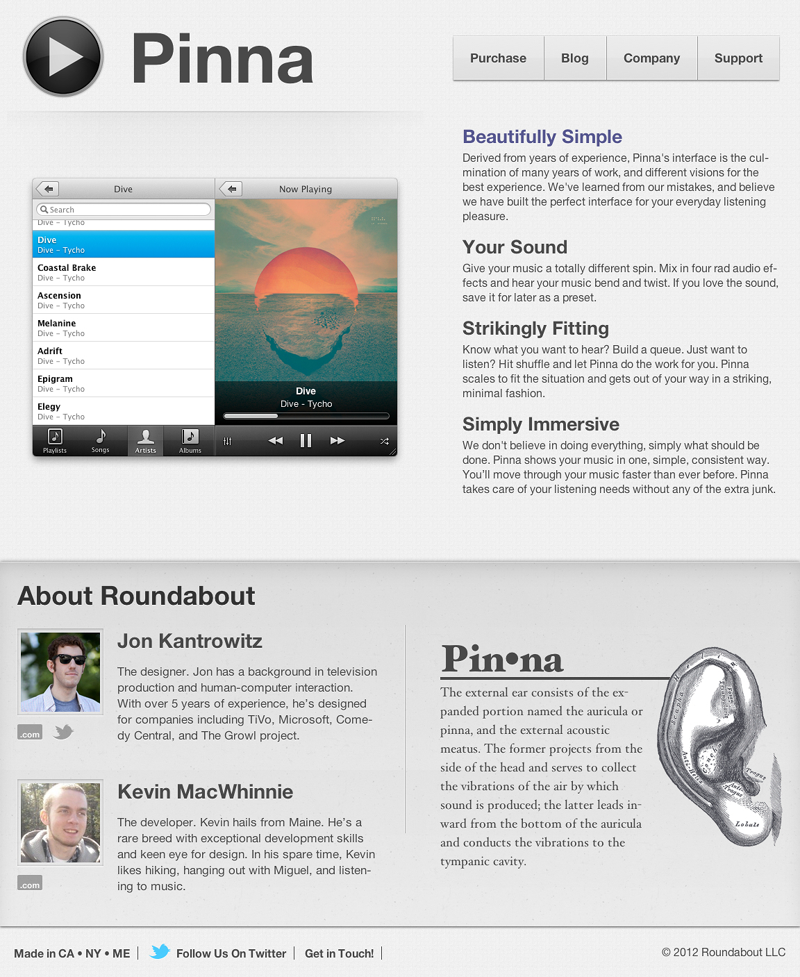 Pinna v1 Site