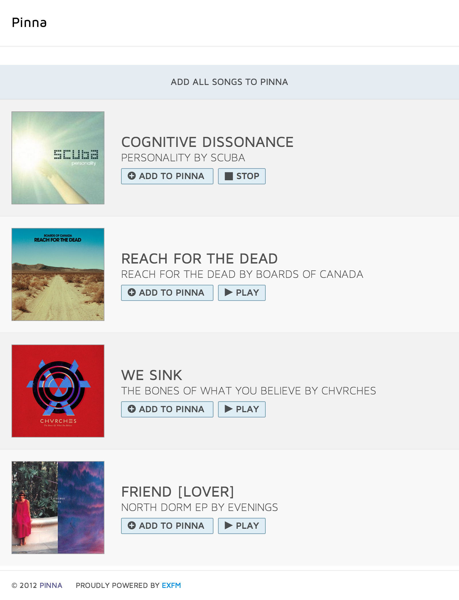 Music sharing with pna.fm