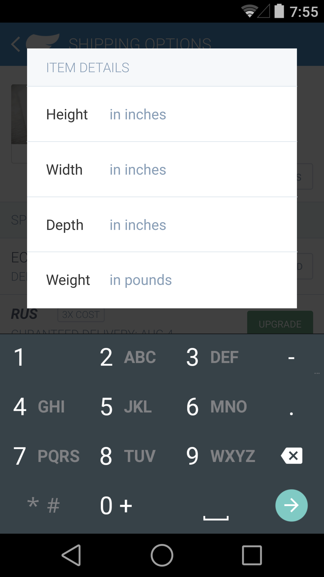 Shipping Calculator