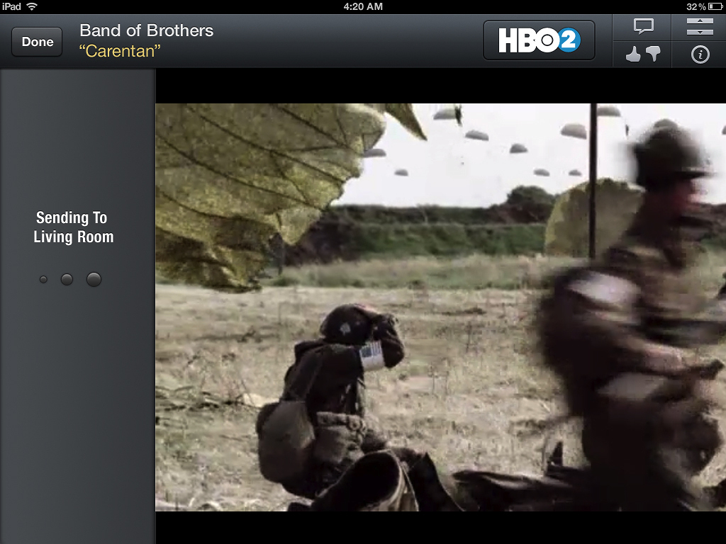 TiVo Swipe Gesture UI
